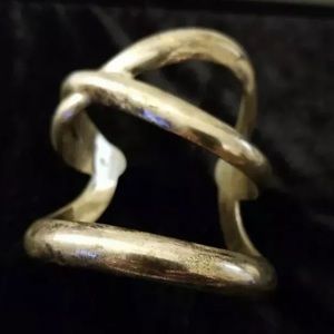 Rare Angela Cummings 1984 Heavy Sterling Cuff